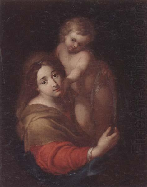 The madonna and child, unknow artist